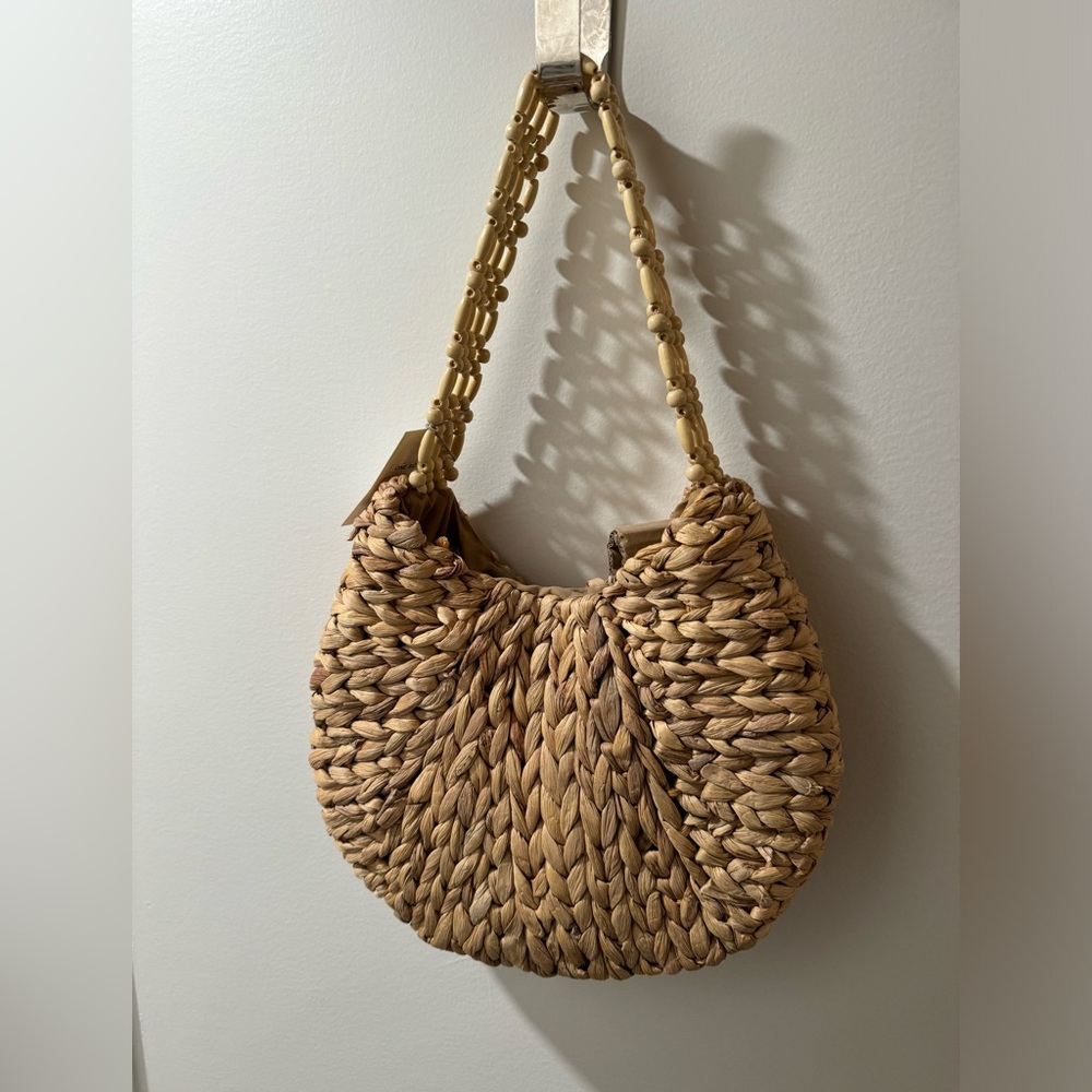NWT A New Day Raffia Shoulder Bag